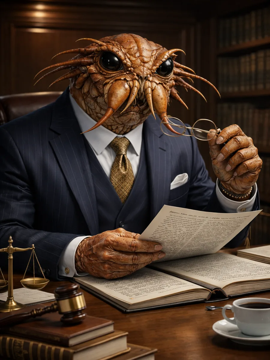 Marcus Carapax, Esq. portrait